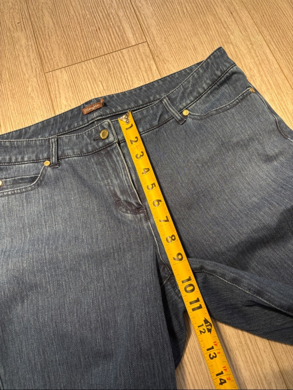 J. McLaughlin Lexi Blue Jeans size 12 - Picture 8 of 10